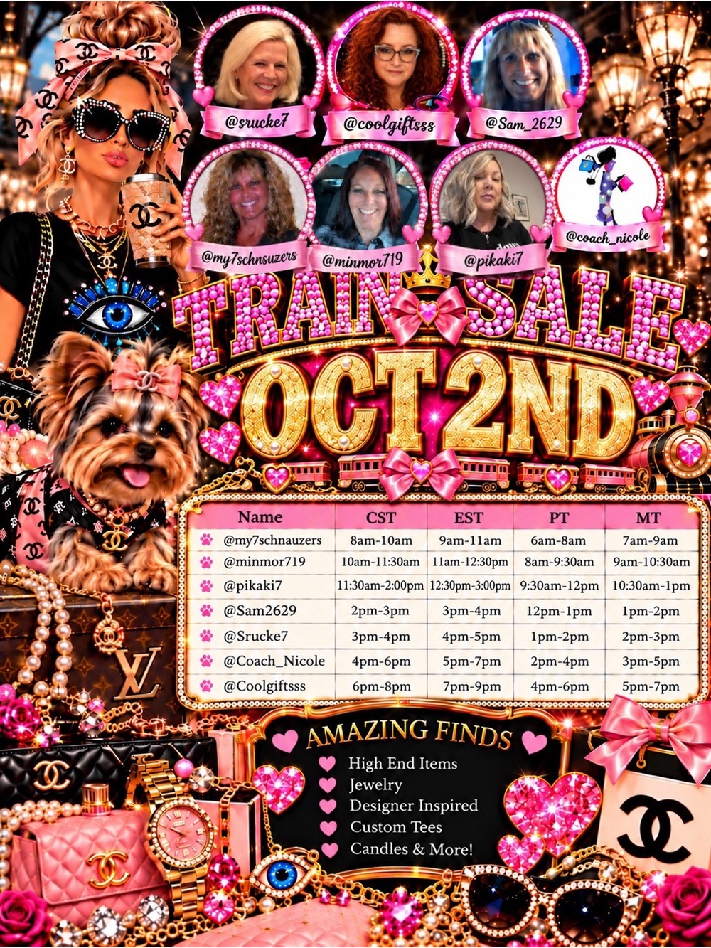 10/2 Coolgiftsss show Flyer. 10/2 Join me to see all my crafts and more